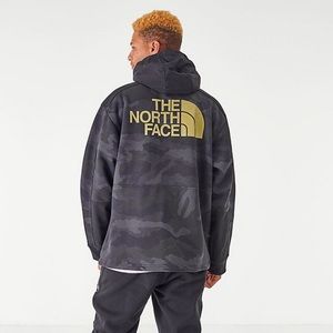 The North Face Camo Graphic 3/4 Zip Sweatshirt XL